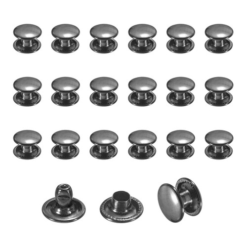 Set borchie pelle 8mm - in,