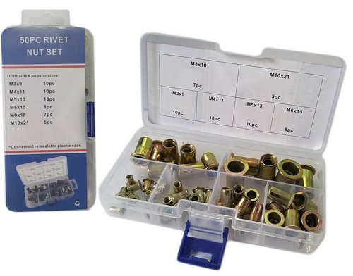 Set rivetti borchie - 50,