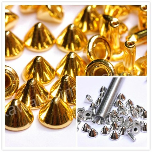 Borchie cono alto rivetto - borchie,